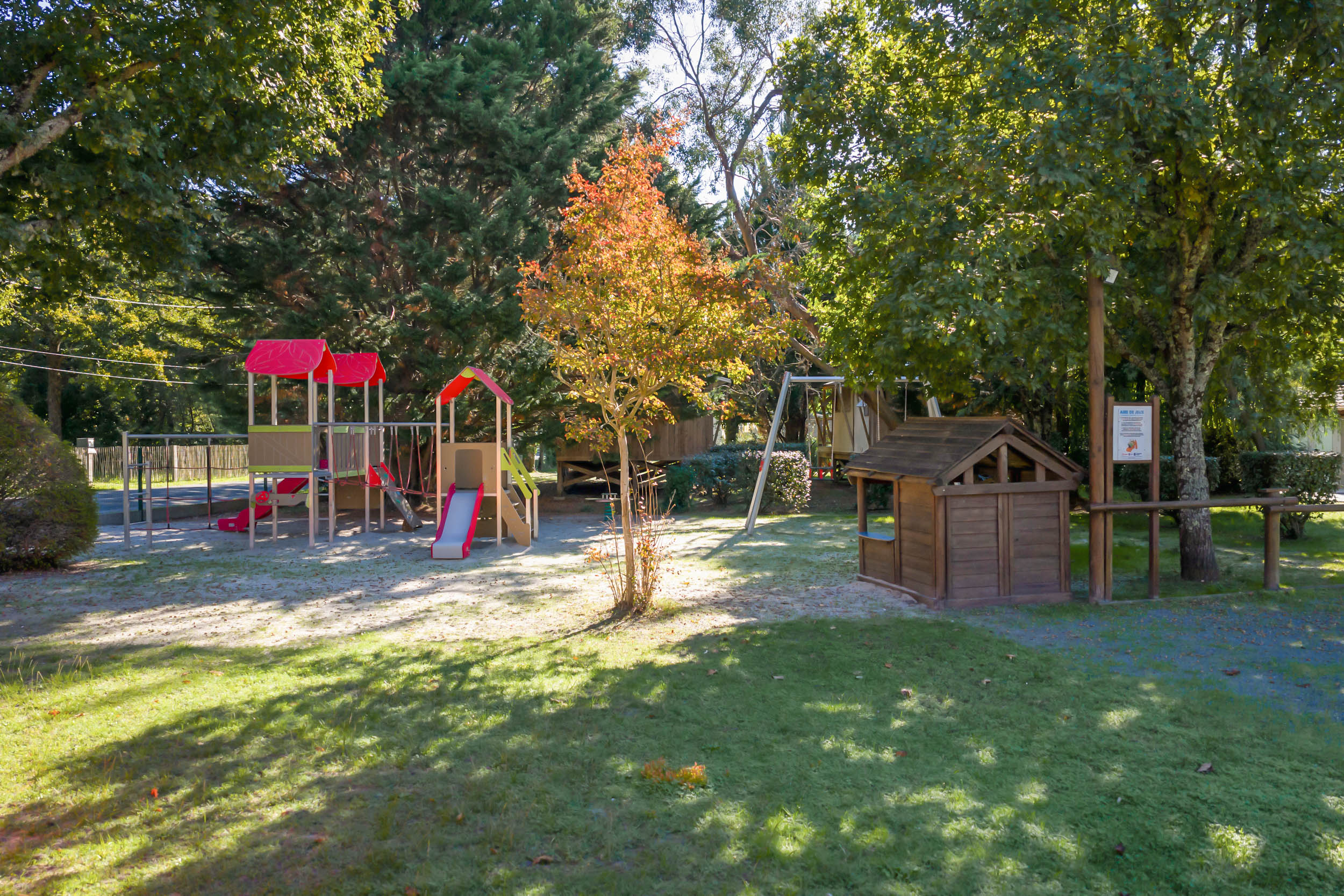 Aire de jeux et activités camping médoc