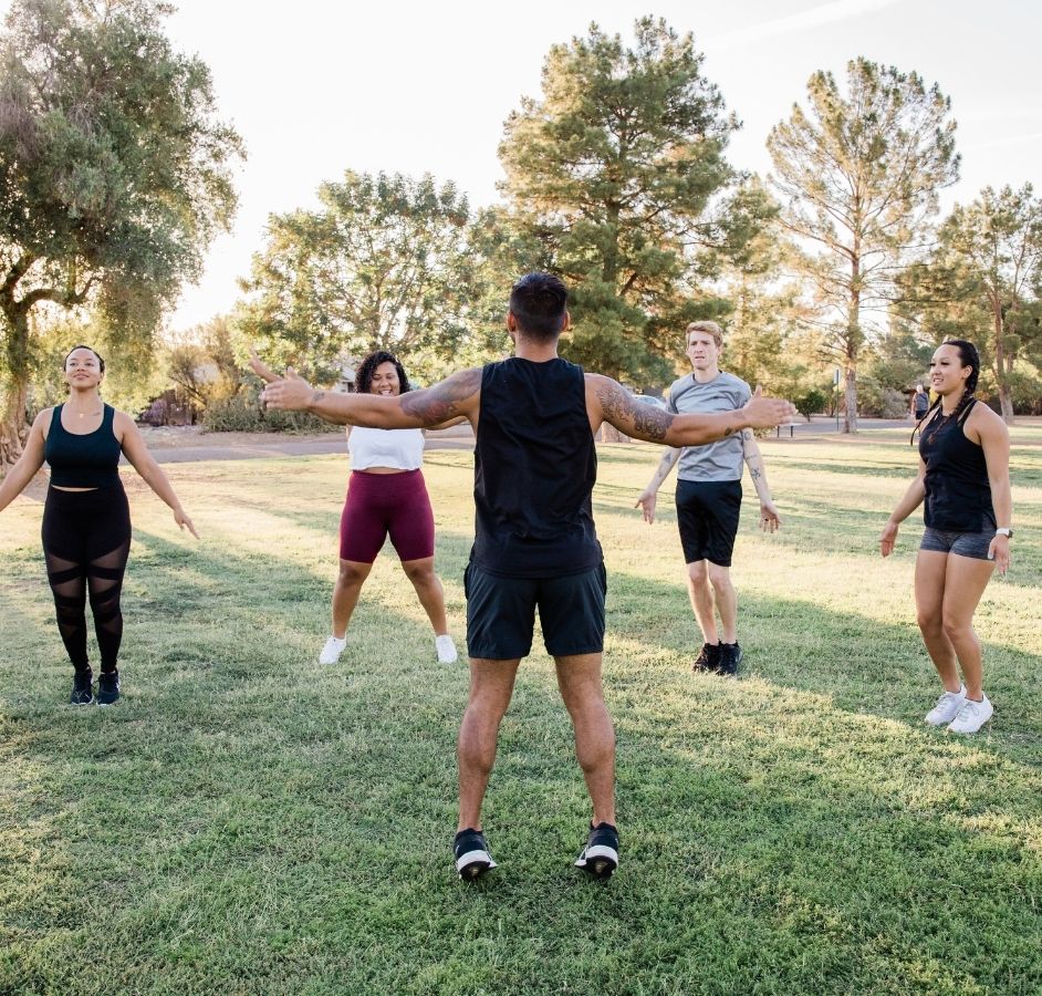 zumba au camping des familles